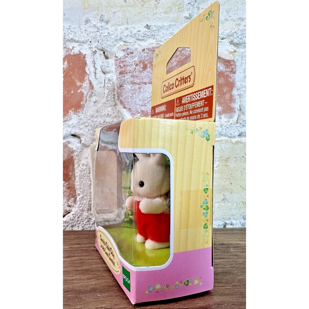 Calico Critters Chocolate Rabbit Baby Bunny Toy Figure Epoch Easter Spring Gift - Picture 2 of 4